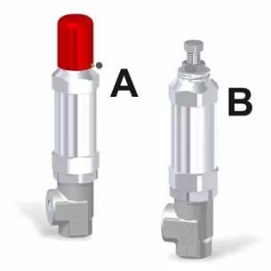 Клапан предохранительный VS 1100 вход 3/8"г; 3/8"г 40 л/мин 1000 бар