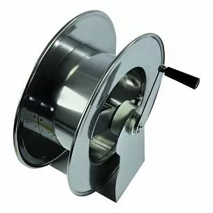 Ручная усиленная катушка RAMEX AVM 9810 50м 1/4" или 25м. 1/2"(нерж.) 1/2"ш.1/2"ш. 200 бар.