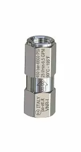 Обратный клапан VNR-I вход 1/4 г. выход 1/4 г. 25 л/мин 450 бар нерж. сталь